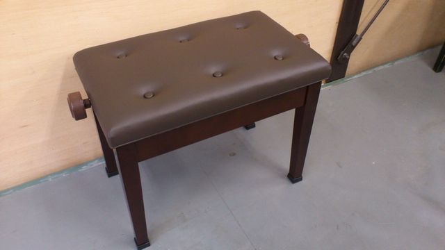 ピアノ トムソン椅子 木目 茶 ウォールナット ピアノ椅子【Bタイプ